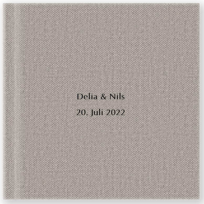 lay flat album linen cover